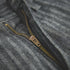 Retro 12.8oz Grey Striped Jeans – Men’s Straight Fit Herringbone Trousers with Pockets
